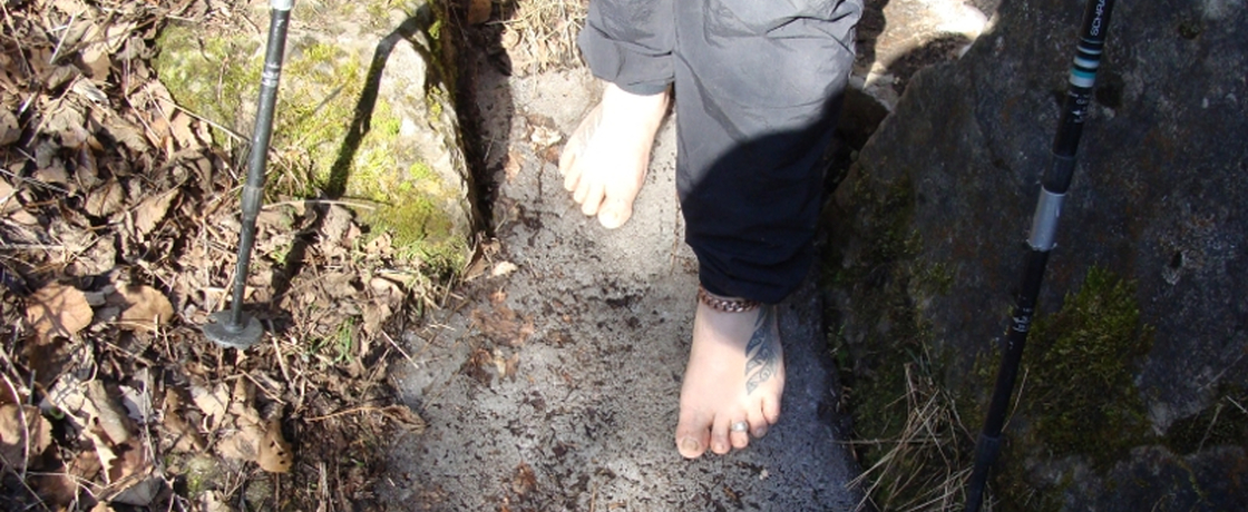 First Barefoot Hike of 2010