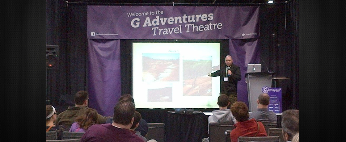 Presenting at the 2013 Adventure Show