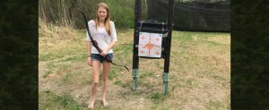 Barefoot Archery Girl