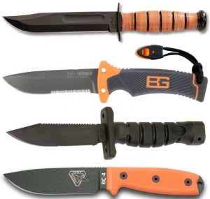 examples of survival knives