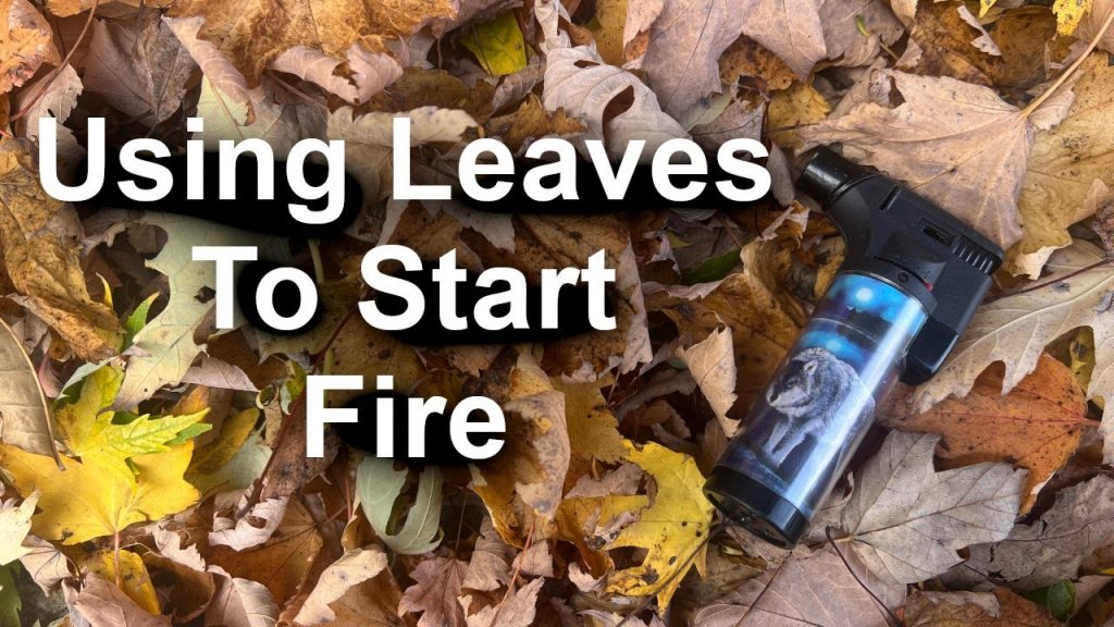 Using Leaves To Star Fire